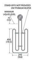 Single Element Type Over The Side Immersion Heaters - 2